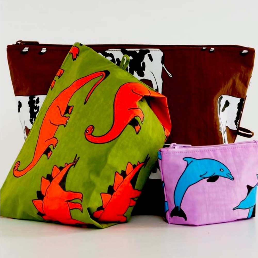 ISO Baggu Animal Friends Go Pouch Set